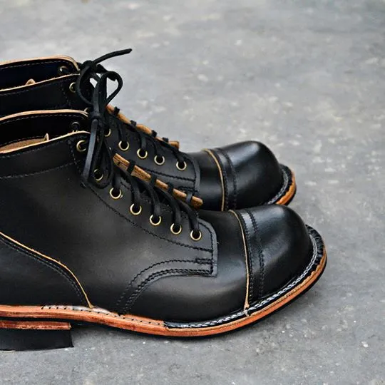 100 Service Boots Piano Black