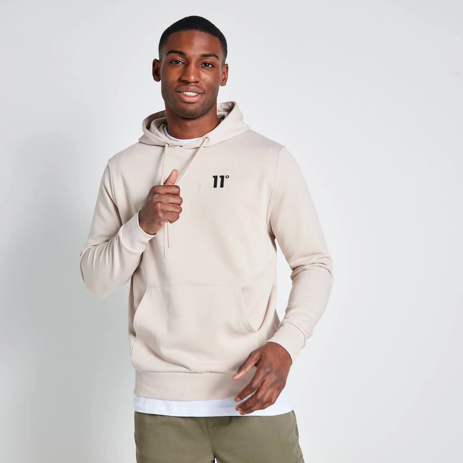 11 Degrees CORE Hoodie – Stone