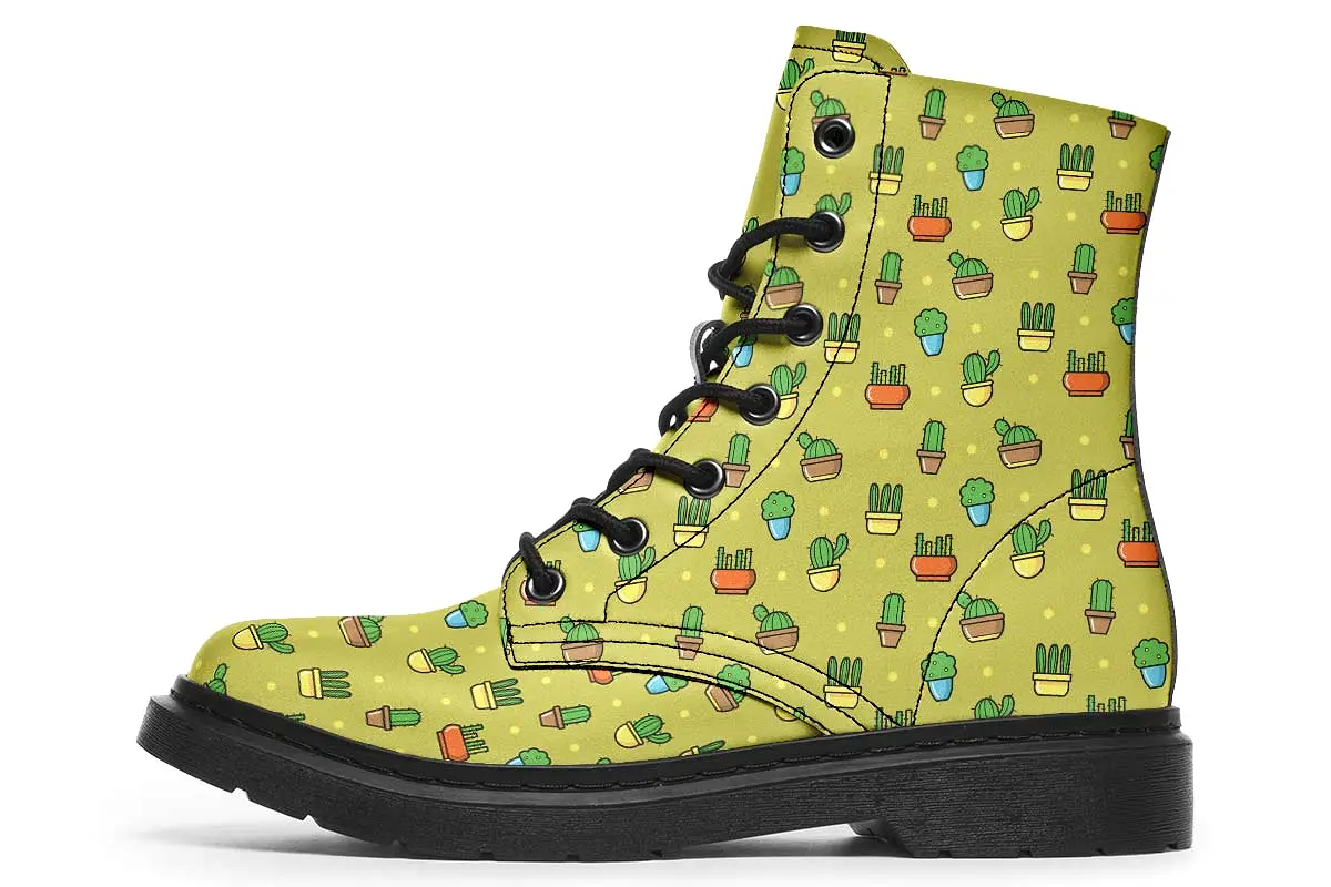 8 Bit Potted Plants Boots