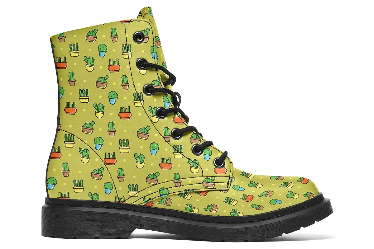 8 Bit Potted Plants Boots