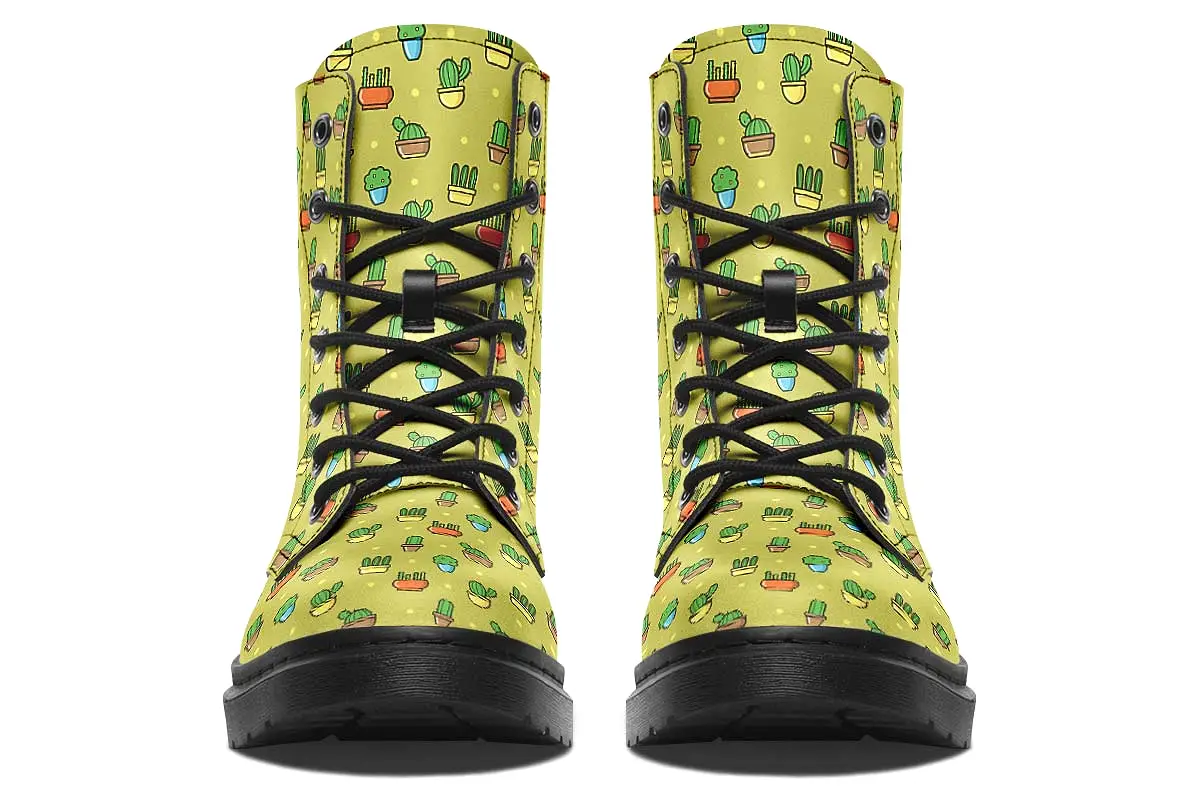 8 Bit Potted Plants Boots