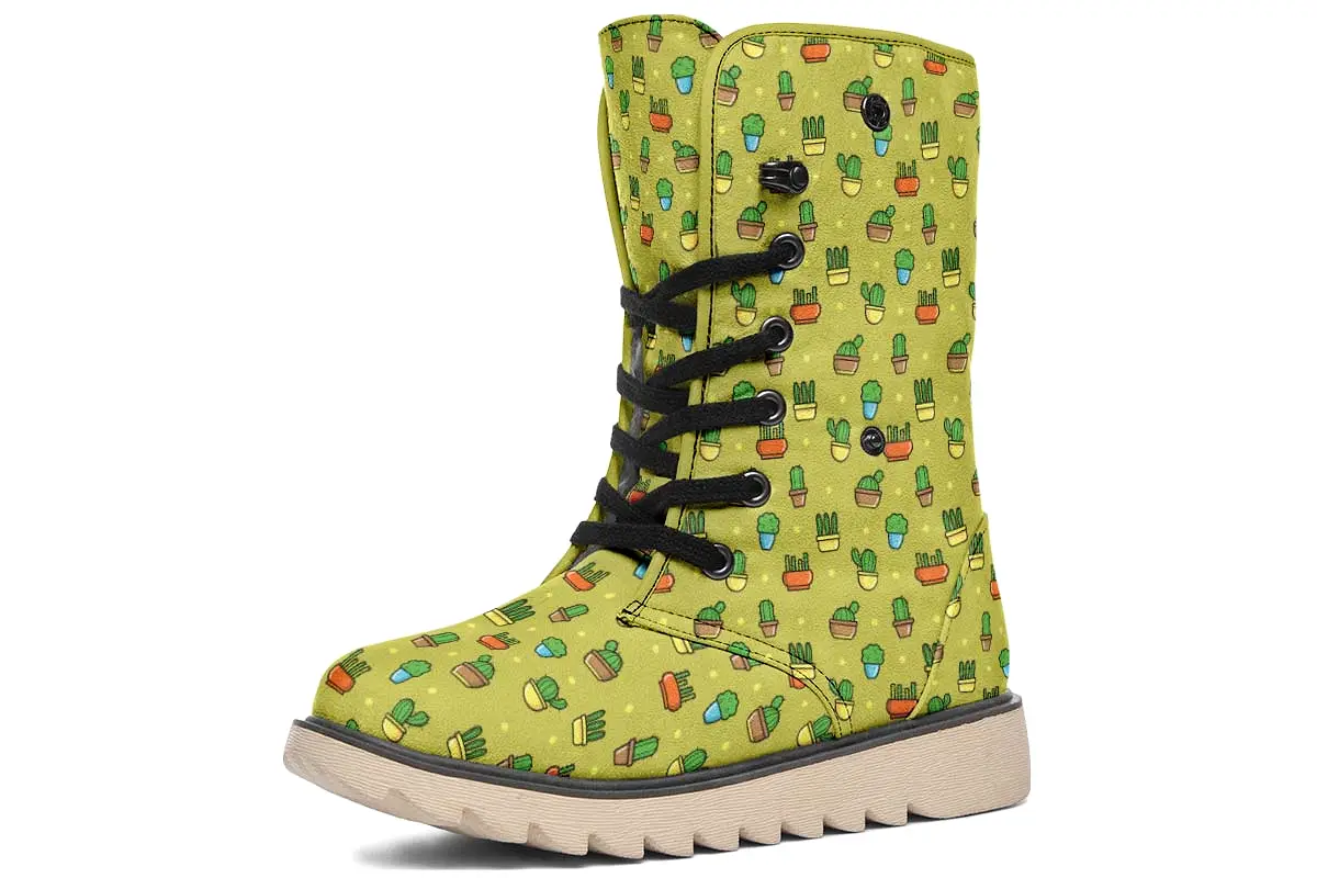 8 Bit Potted Plants Polar Vibe Boots