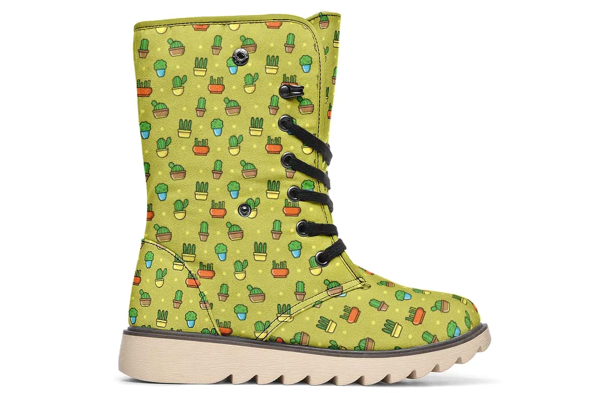 8 Bit Potted Plants Polar Vibe Boots