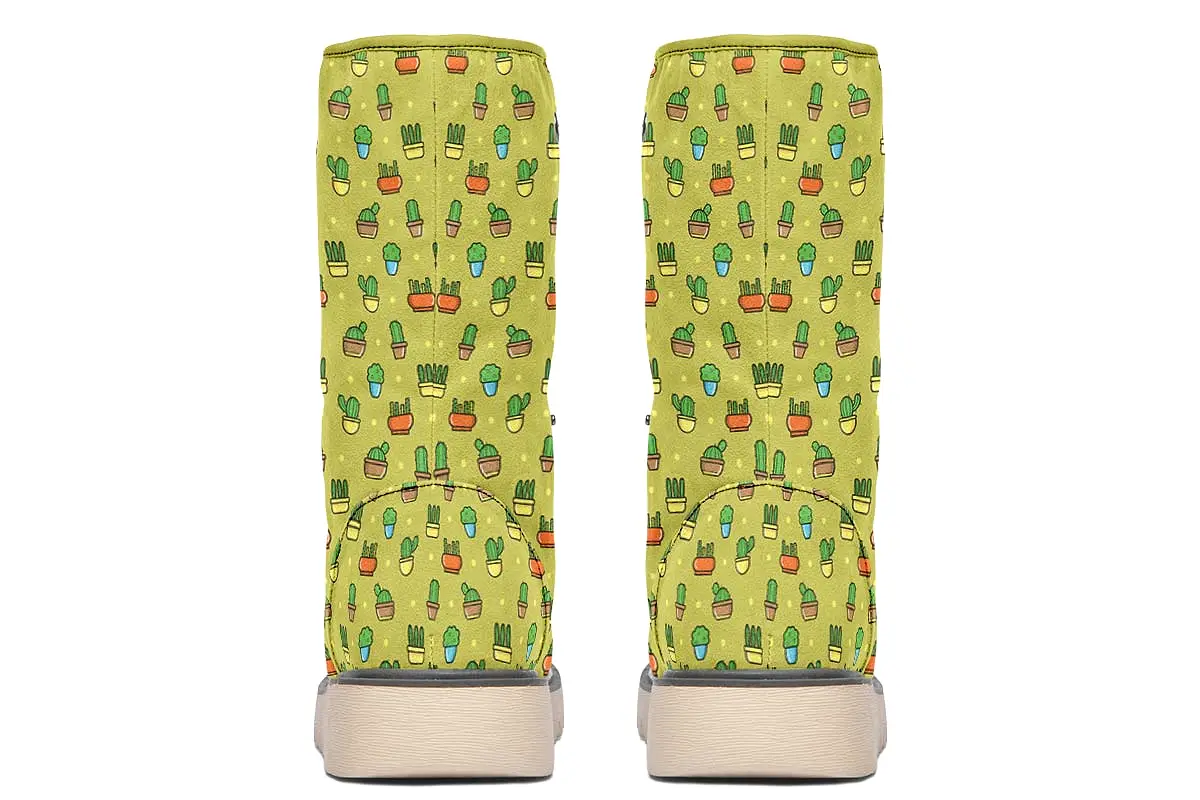 8 Bit Potted Plants Polar Vibe Boots