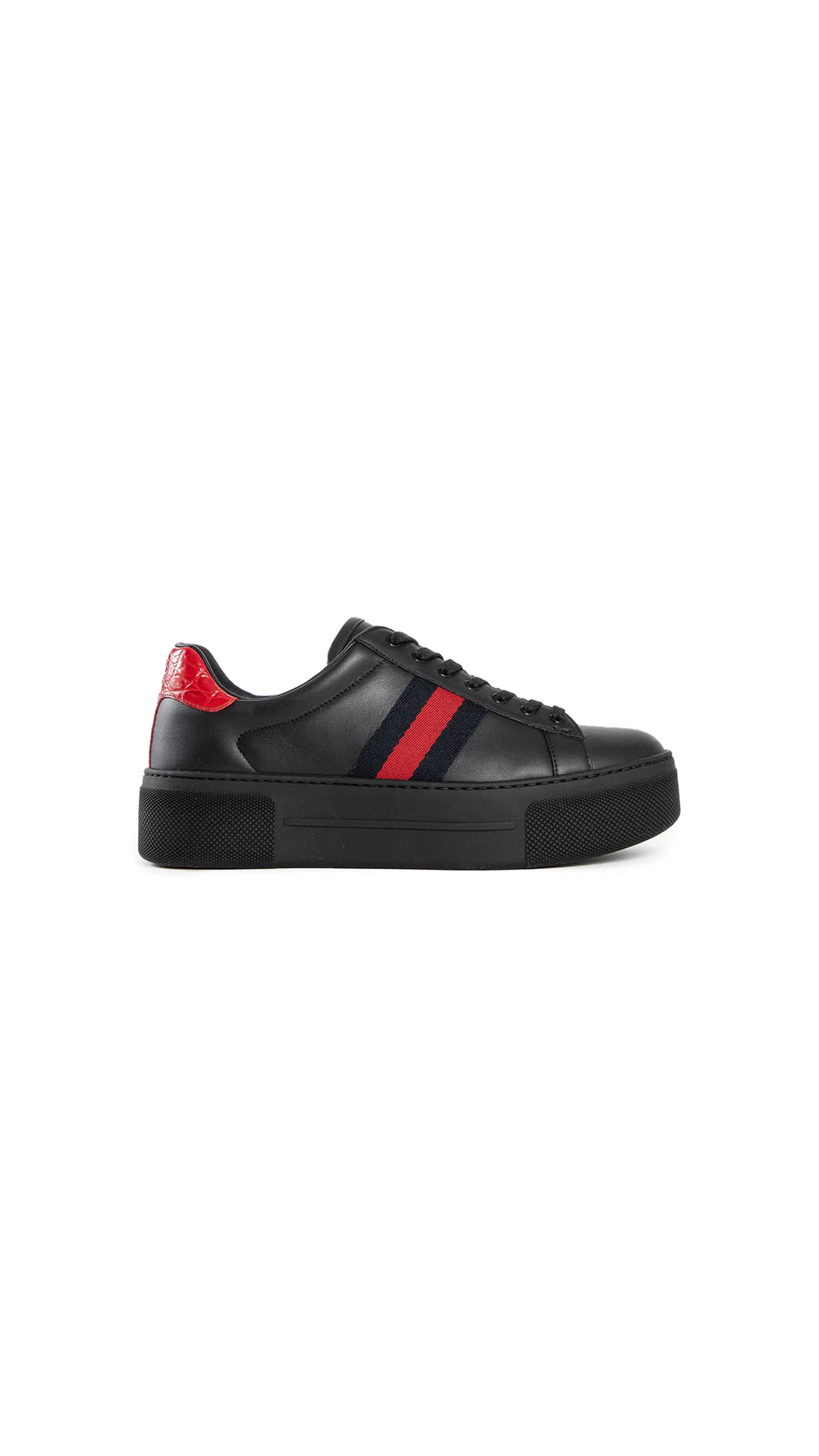 Ace Platform Sneaker - Black