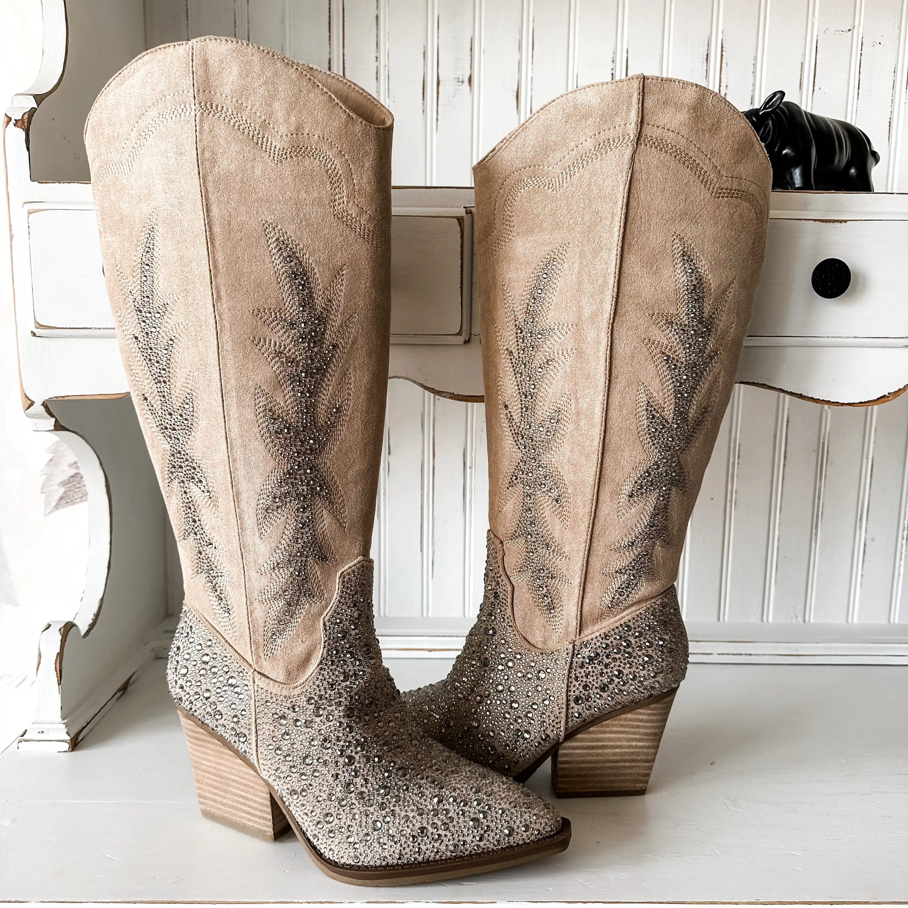 Addie Tall Boot - Taupe