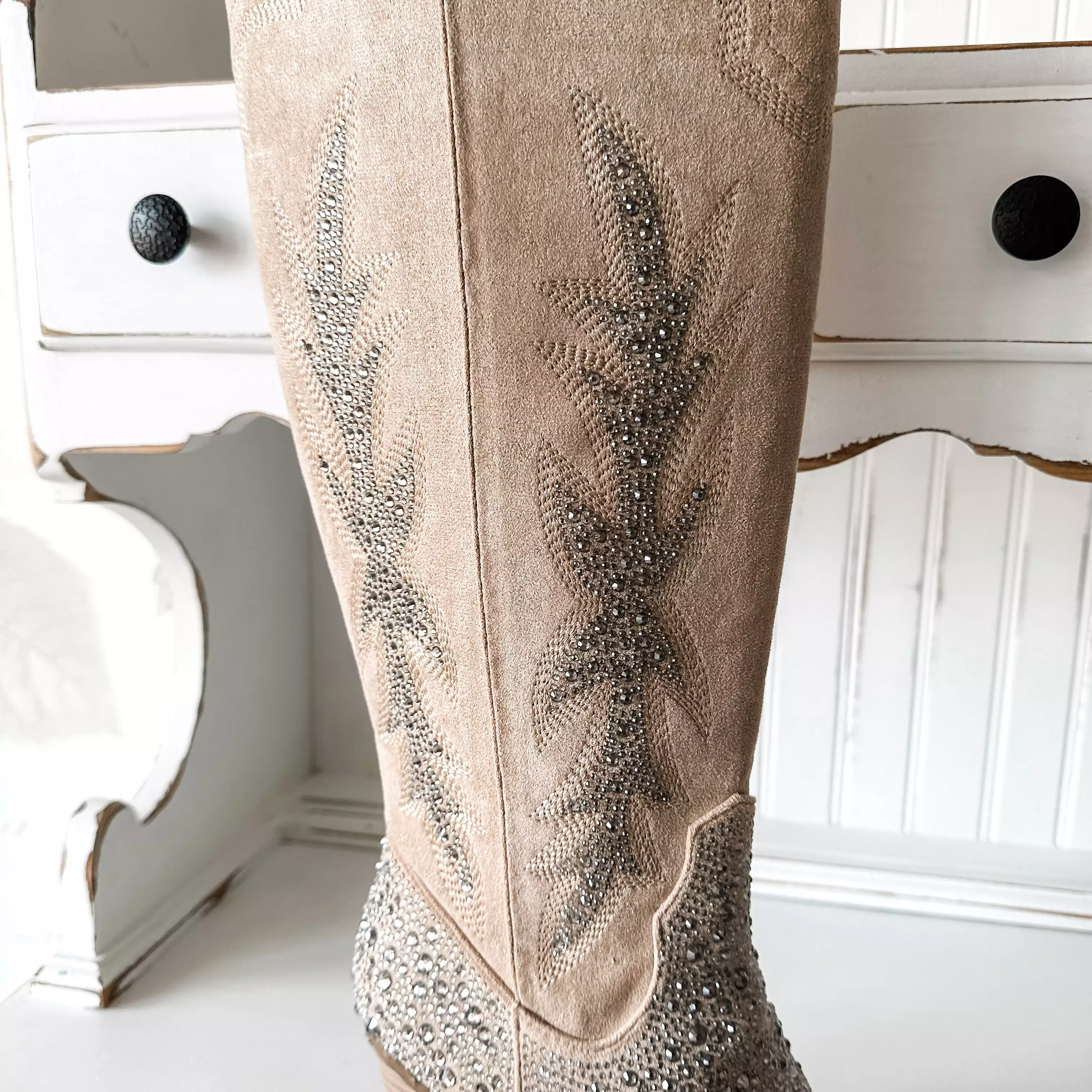 Addie Tall Boot - Taupe