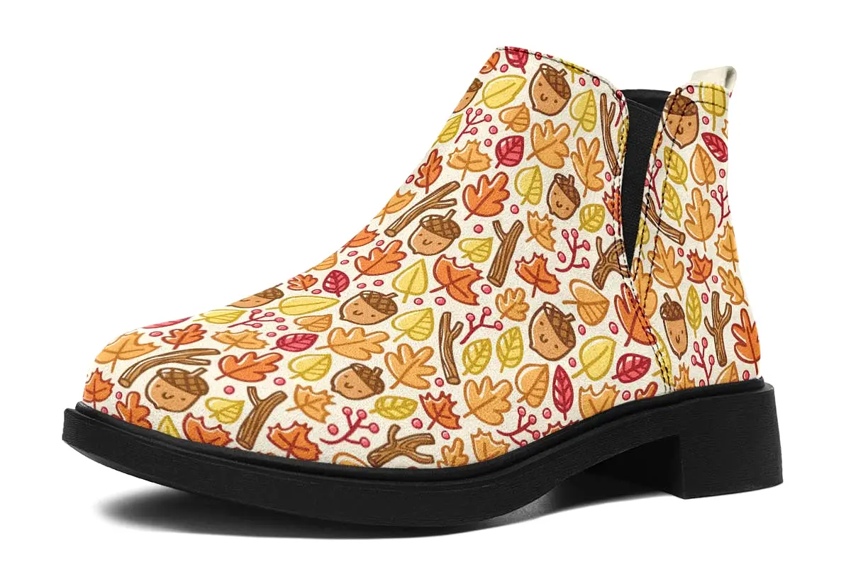 Adorable Autumn Pattern Neat Vibe Boots