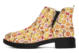 Adorable Autumn Pattern Neat Vibe Boots