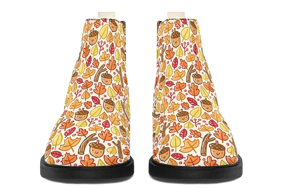 Adorable Autumn Pattern Neat Vibe Boots