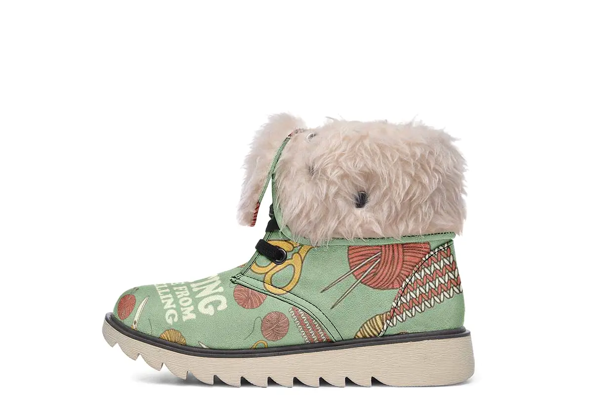 Adorable Unravelling Polar Vibe Boots