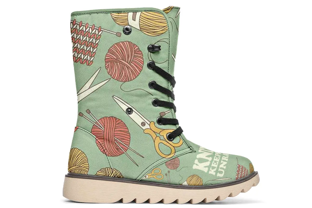 Adorable Unravelling Polar Vibe Boots