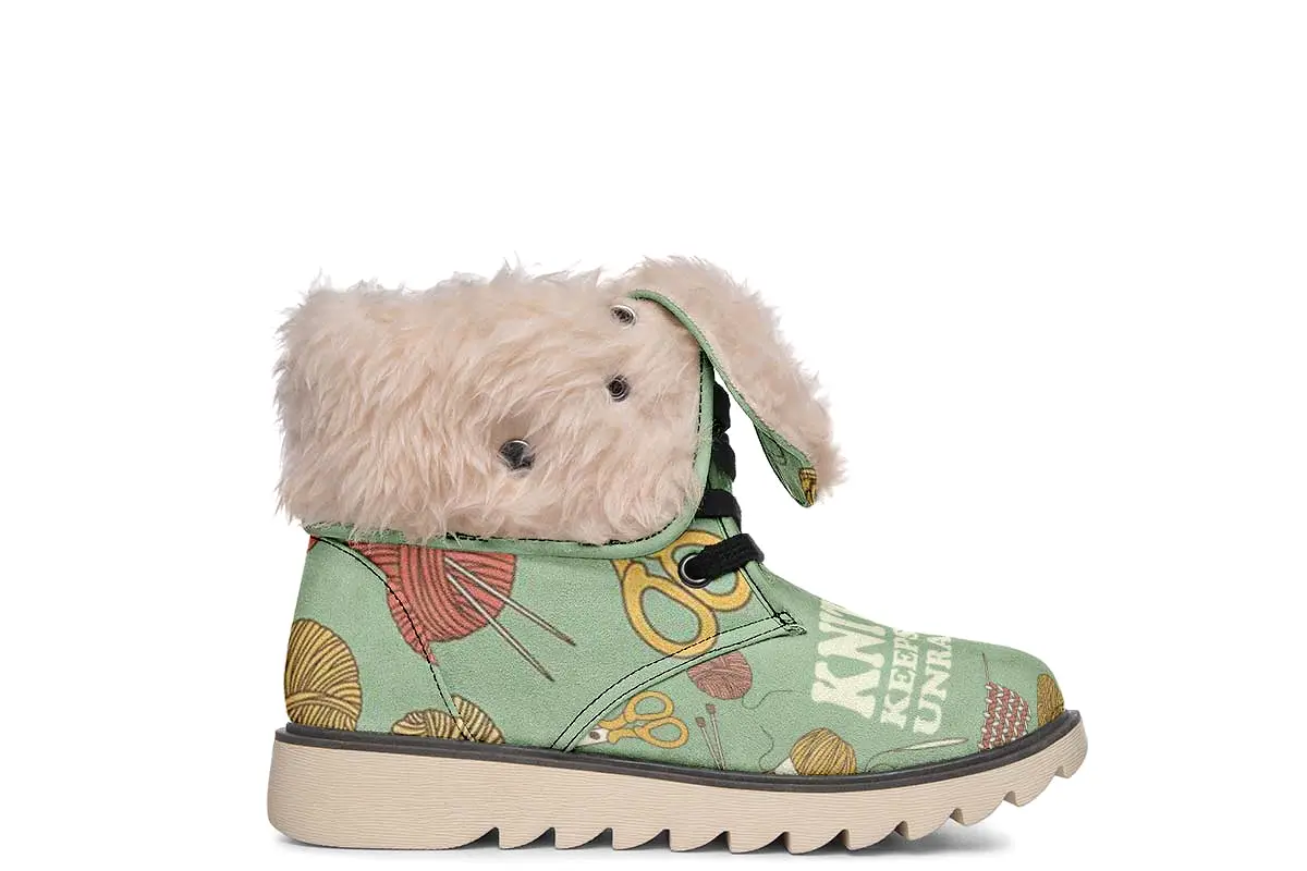 Adorable Unravelling Polar Vibe Boots