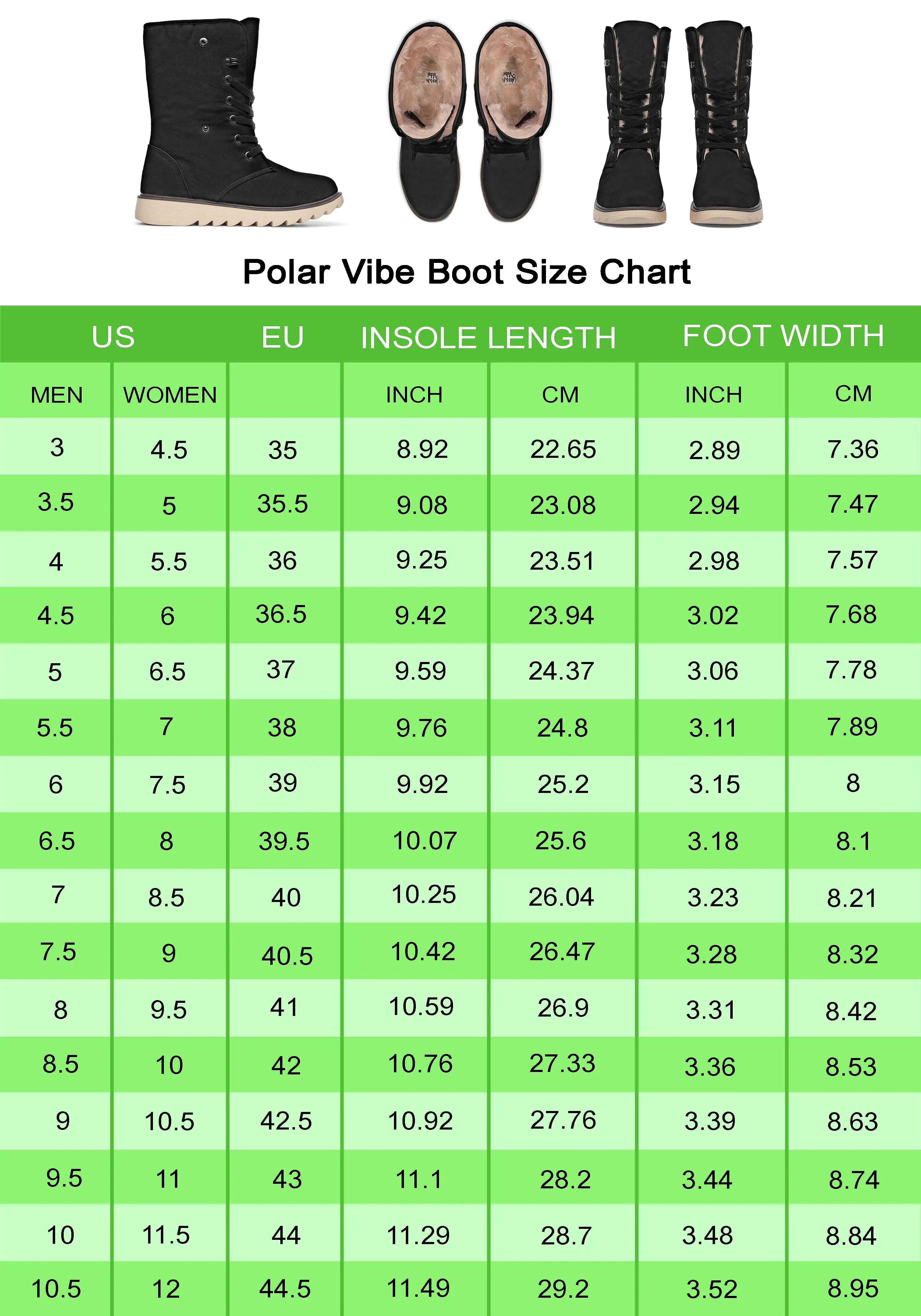 Airplane Diagram Polar Vibe Boots