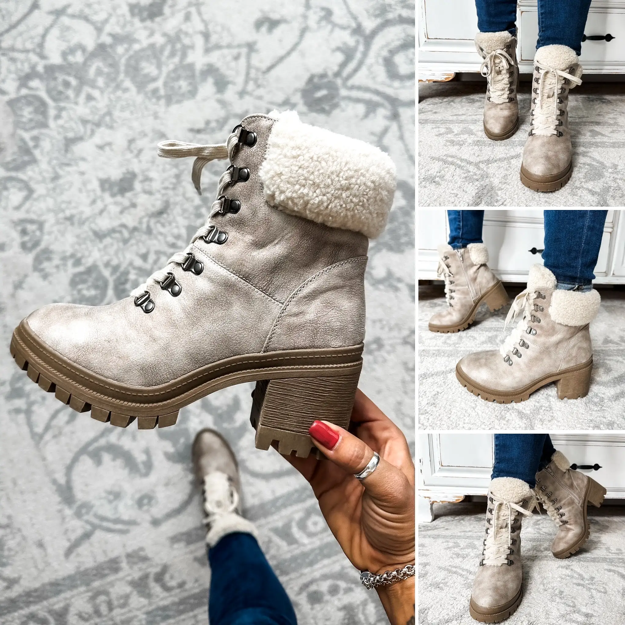 Alpine Boot - Cream