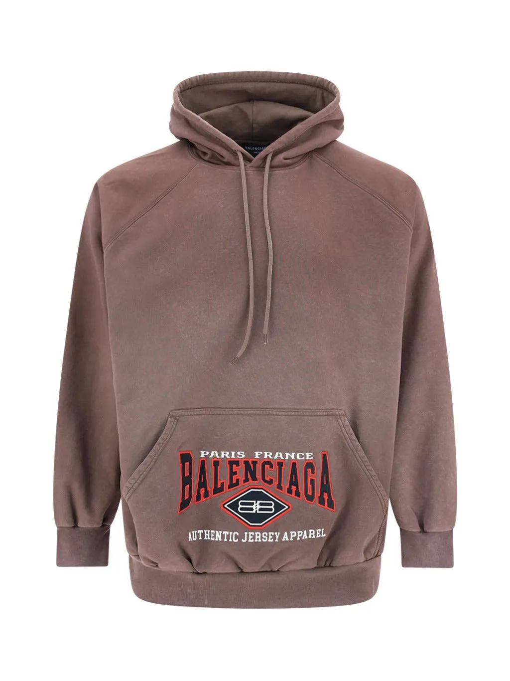 Balenciaga Logo Printed Oversized Hoodie