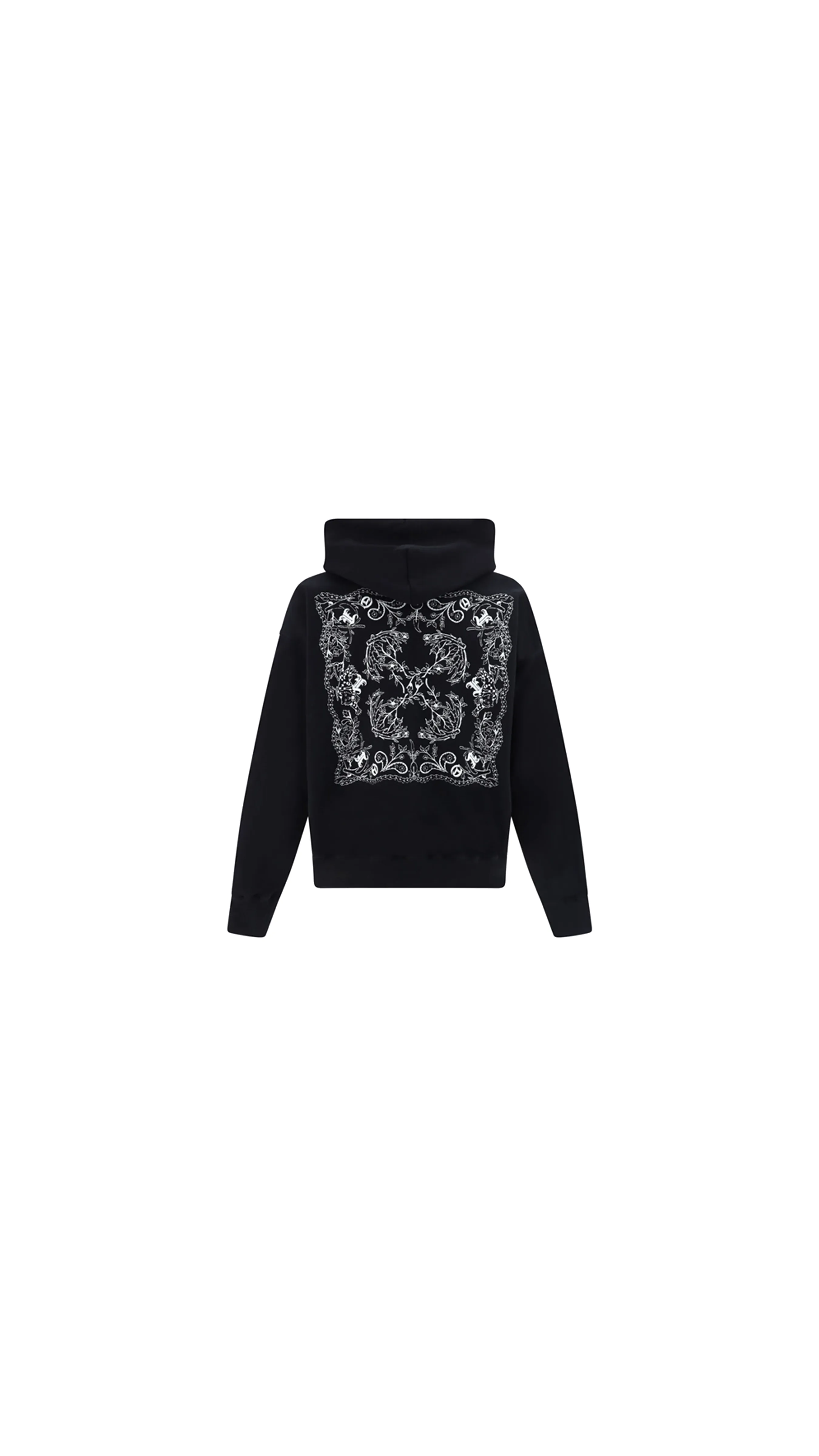 Bandana Arrows Skate Hoodie - Black