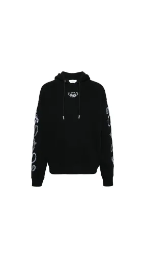 Bandana Arrows Skate Hoodie - Black