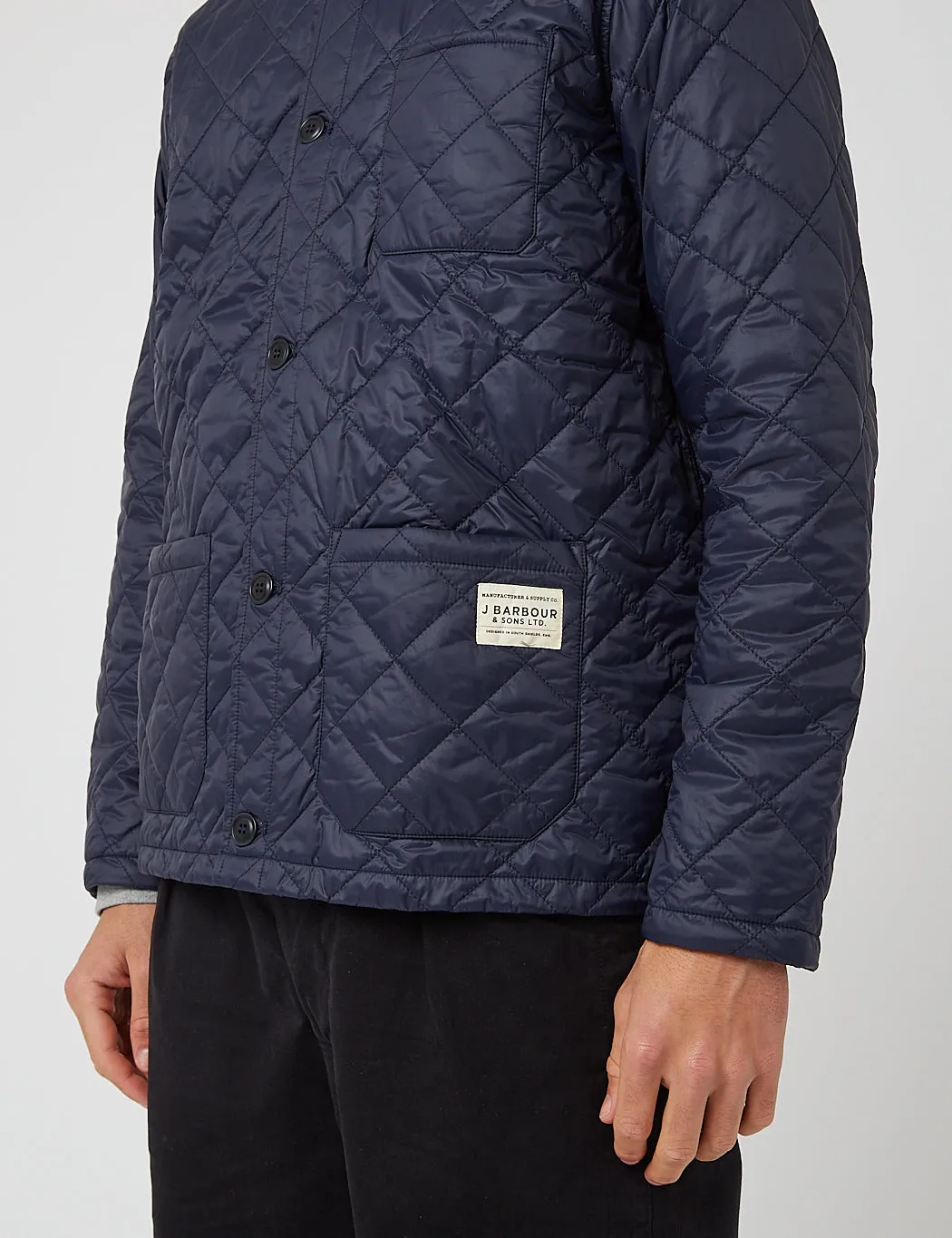 Barbour Soval Quilt Jacket - Navy Blue