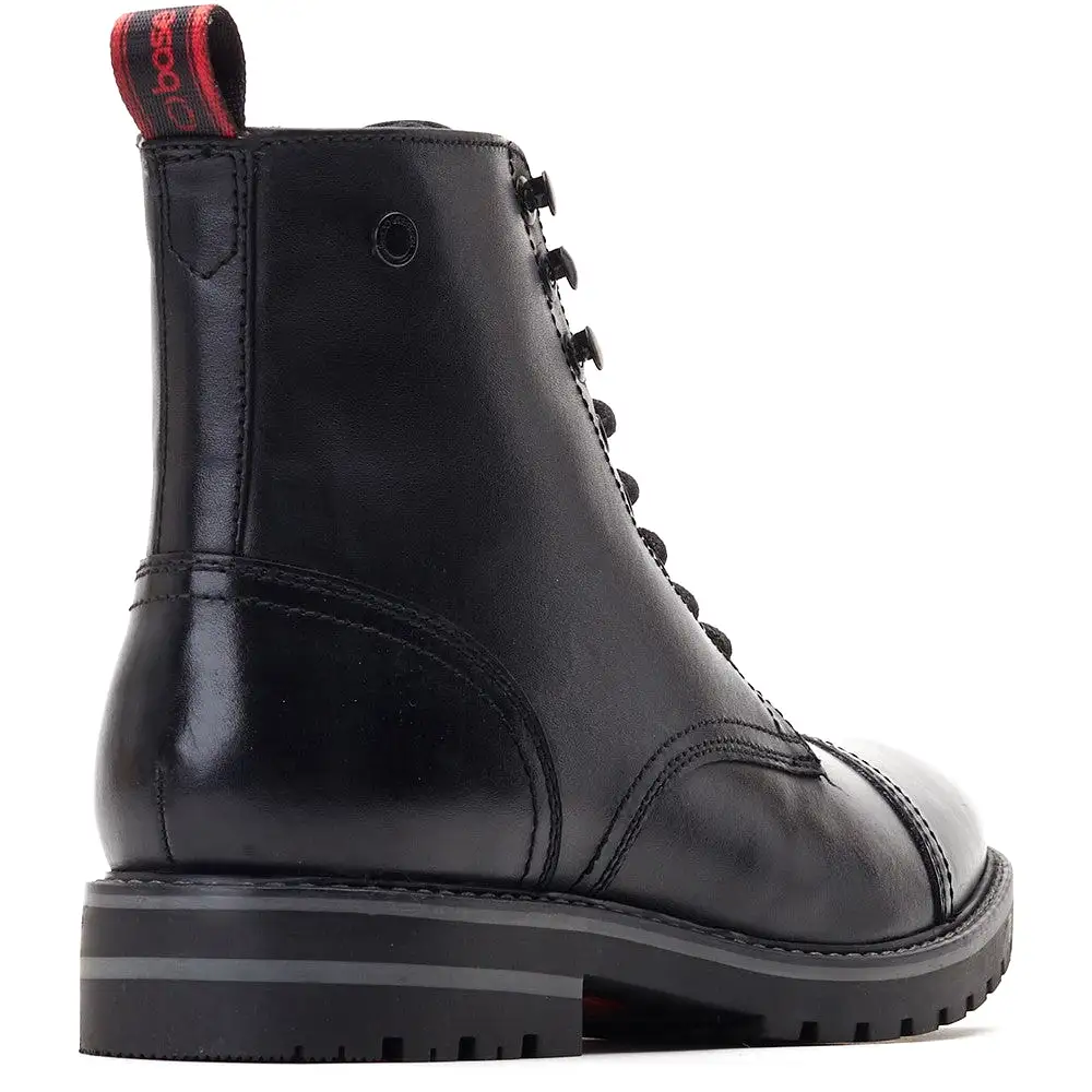 Base London Sparrow Waxy Combat Boot