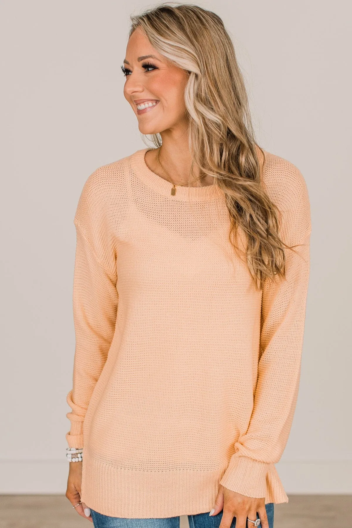 Be Fashionable Knit Sweater- Light Yellow