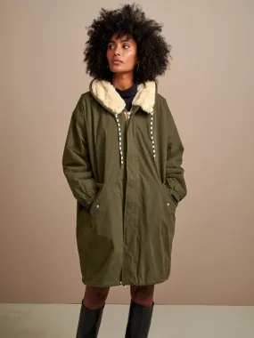 Bellerose Laos Coat Olive Green: 0 (UK6/8)