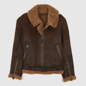 Belstaff Shearling Aviator Jacket