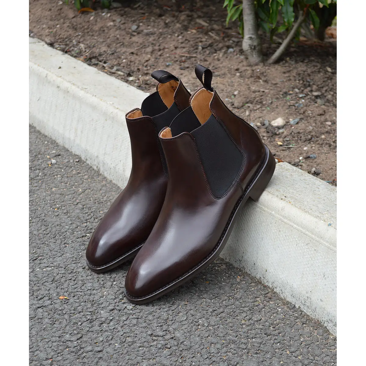 Berwick 1707 Chelsea Boot (475)- Moka