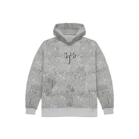 Block Printed Vintage Canvas - Hoodie