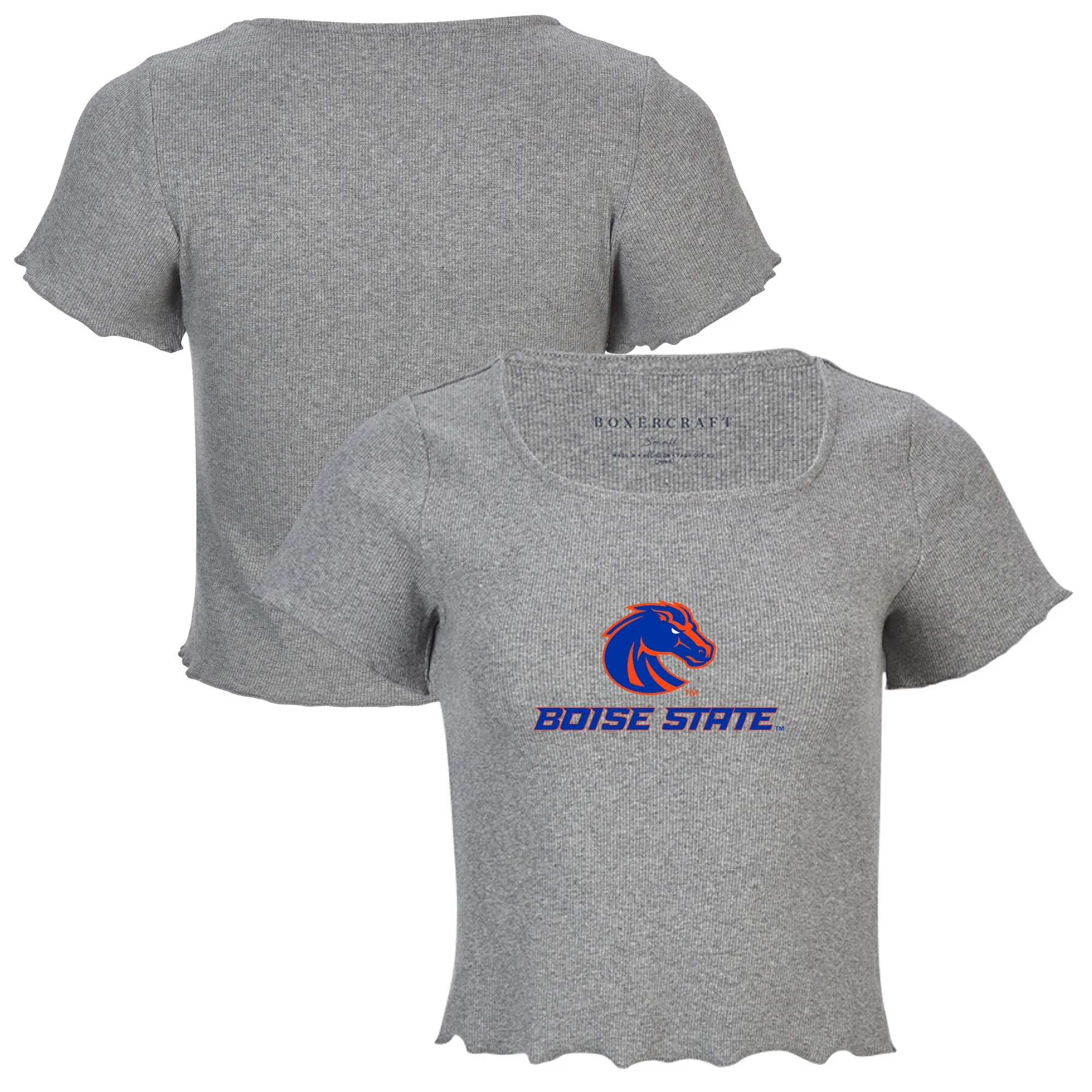 Boise State Broncos Women's Gray Baby Top T-Shirt