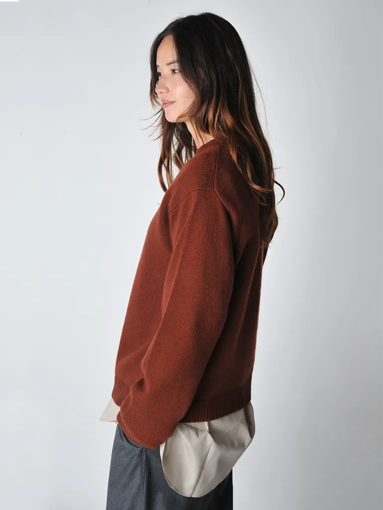 Brick Moody Pulllover Sweater