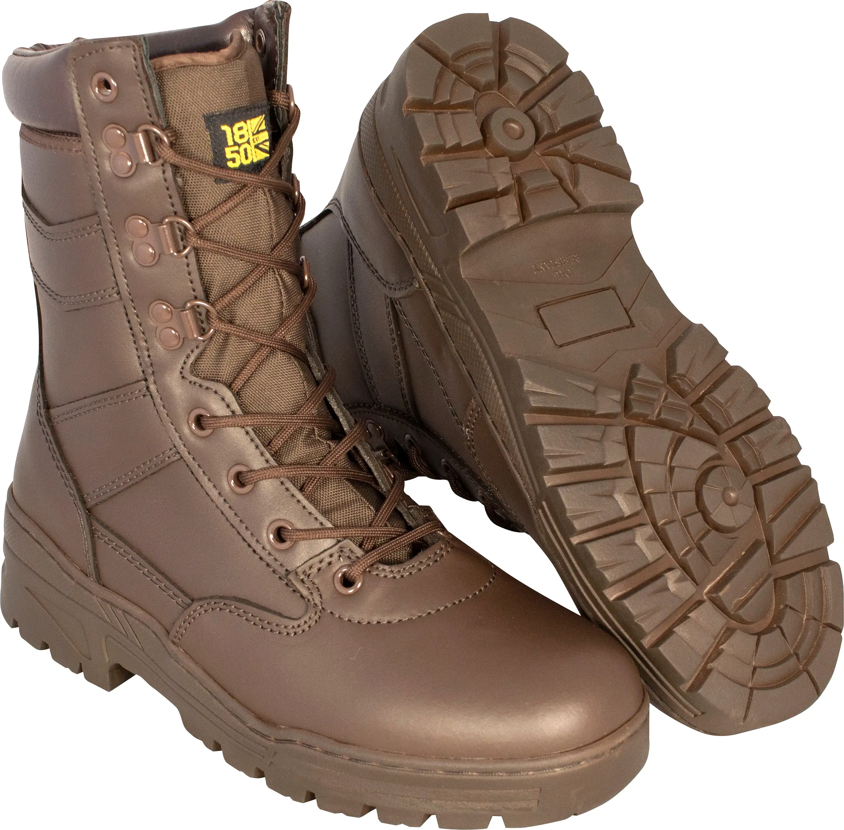 Cadet Full Leather Patrol Boot - Brown - 1850