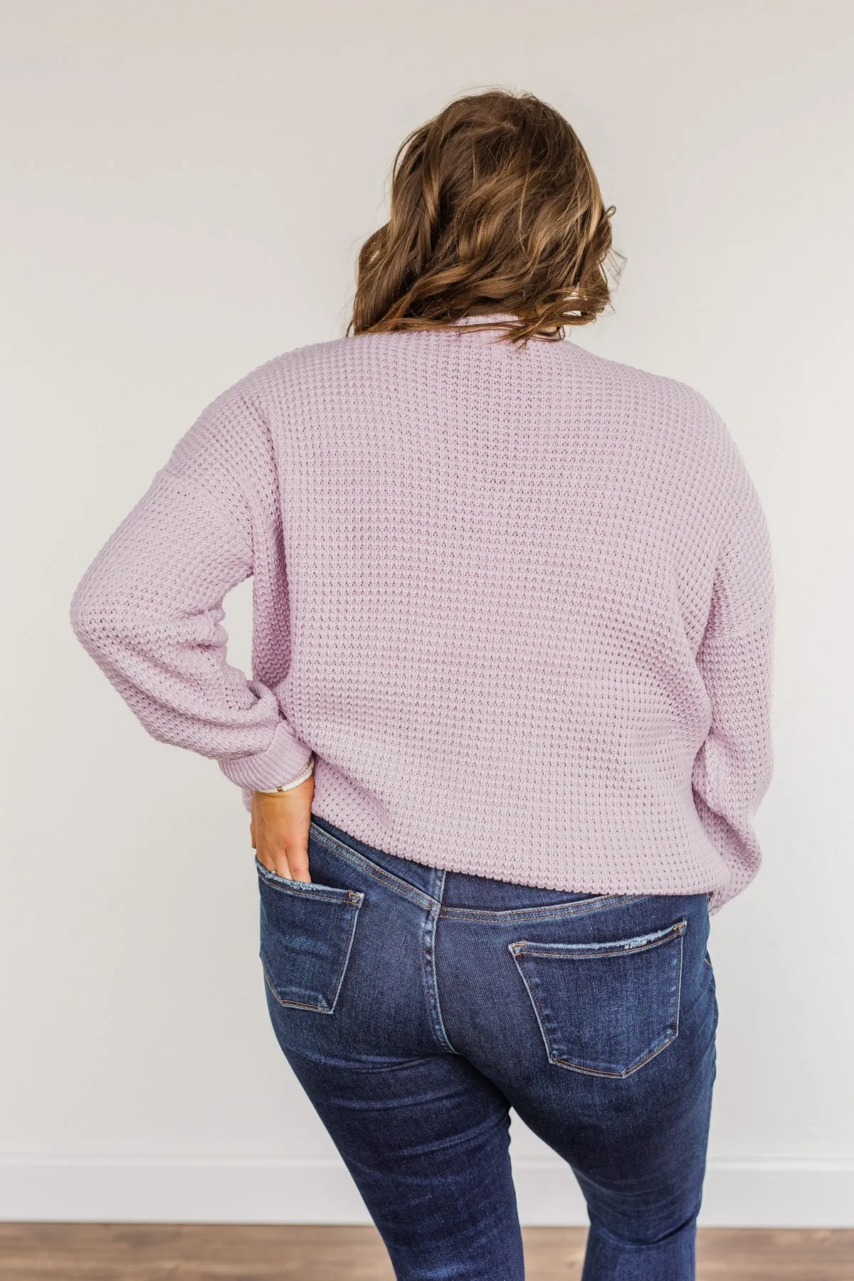 Captivating In Color Knit Sweater- Lilac