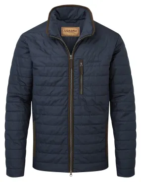 Carron Quilted Jacket                             Navy