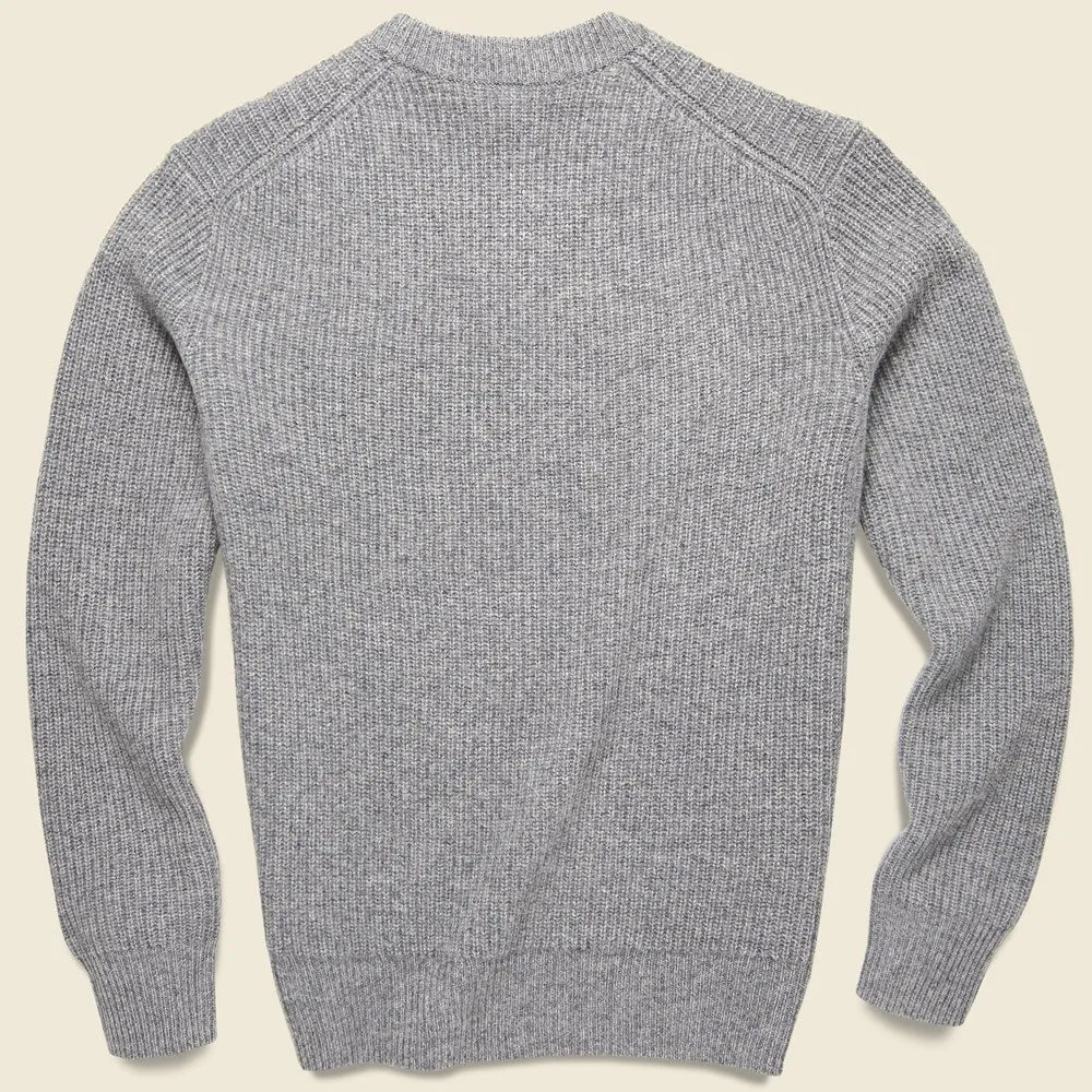 Cashmere Jordan Sweater - Grey