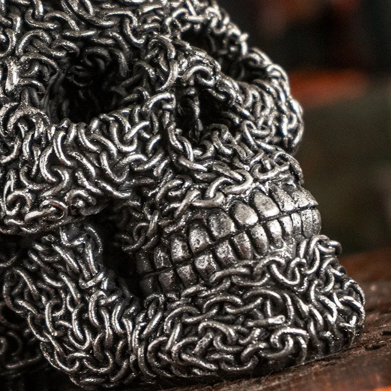 Chain Skull Figurine