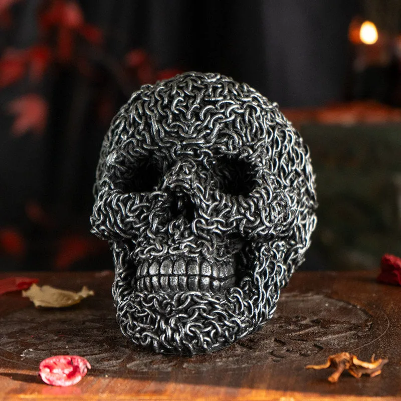 Chain Skull Figurine