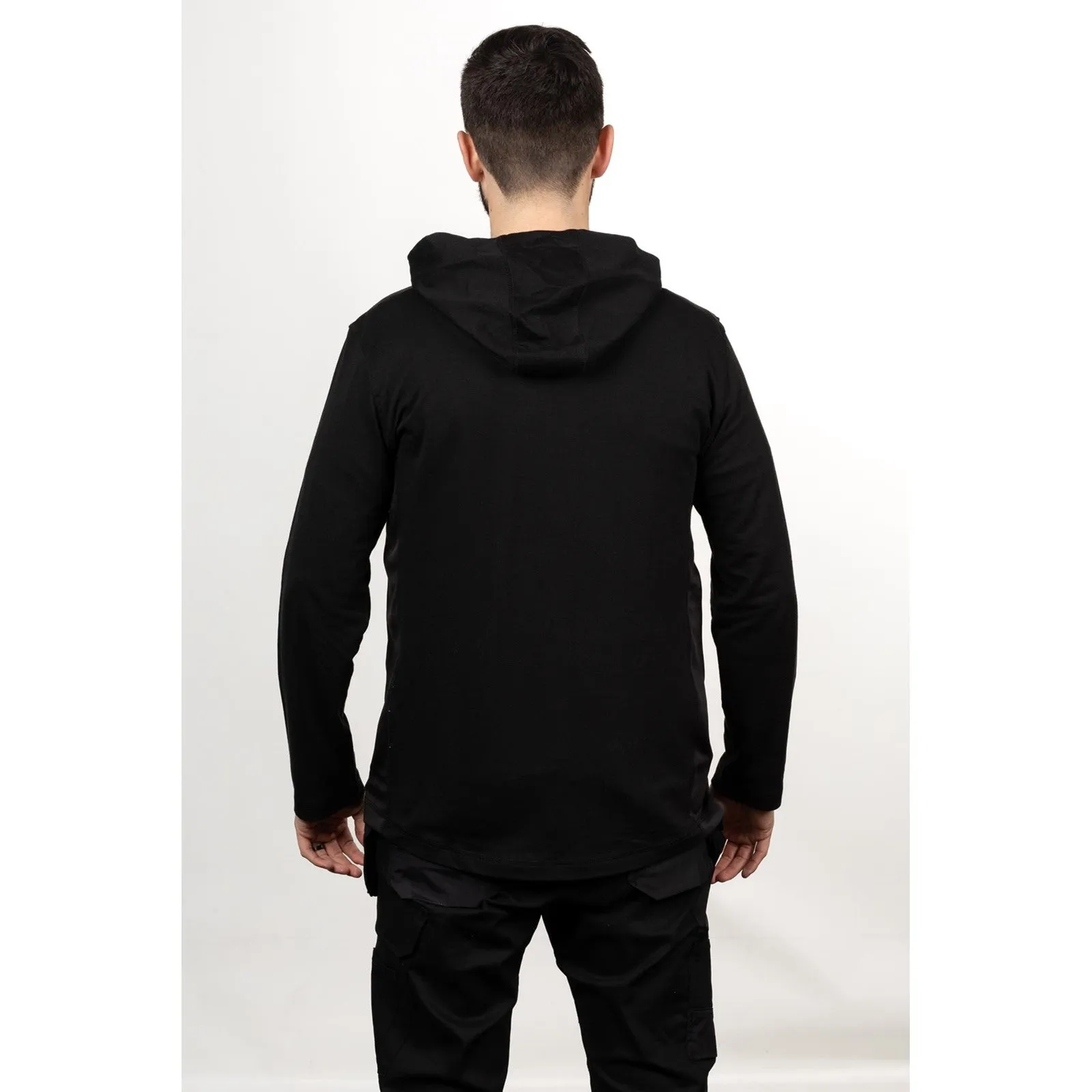 Coolmax Quarter Zip Hoodie  Black