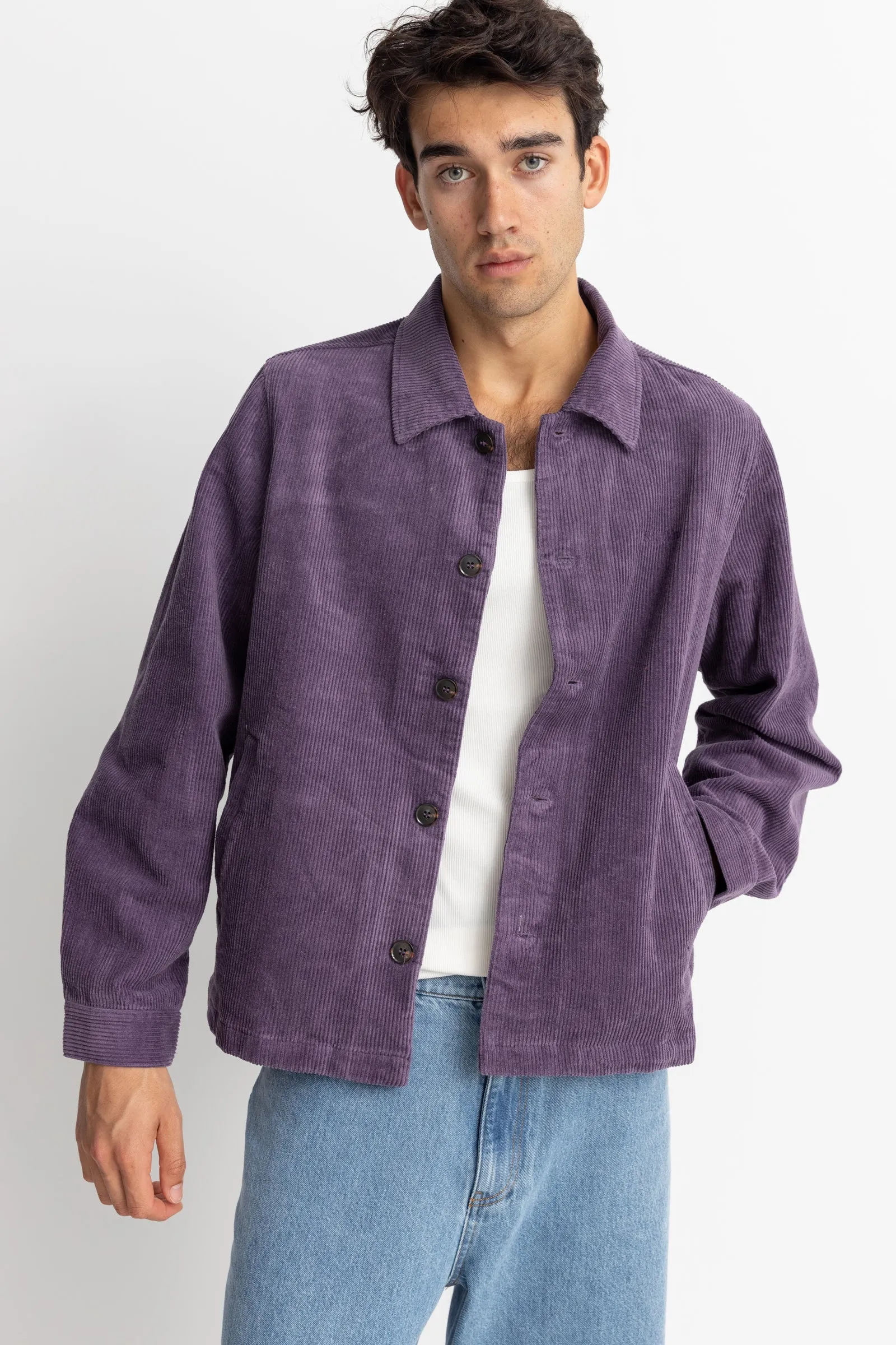 Cord Langley Jacket Plum