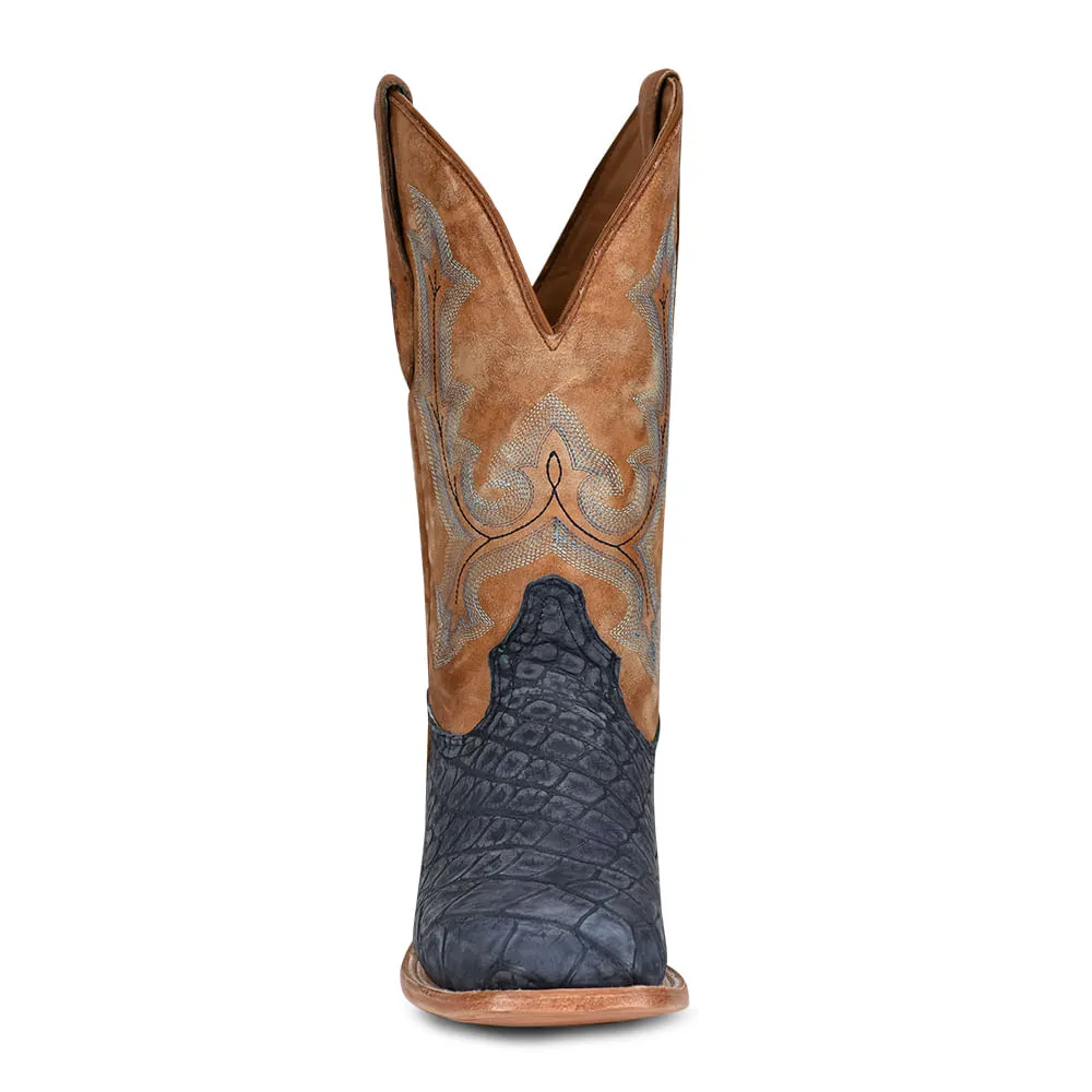 Corral Mens Blue Alligator Boots