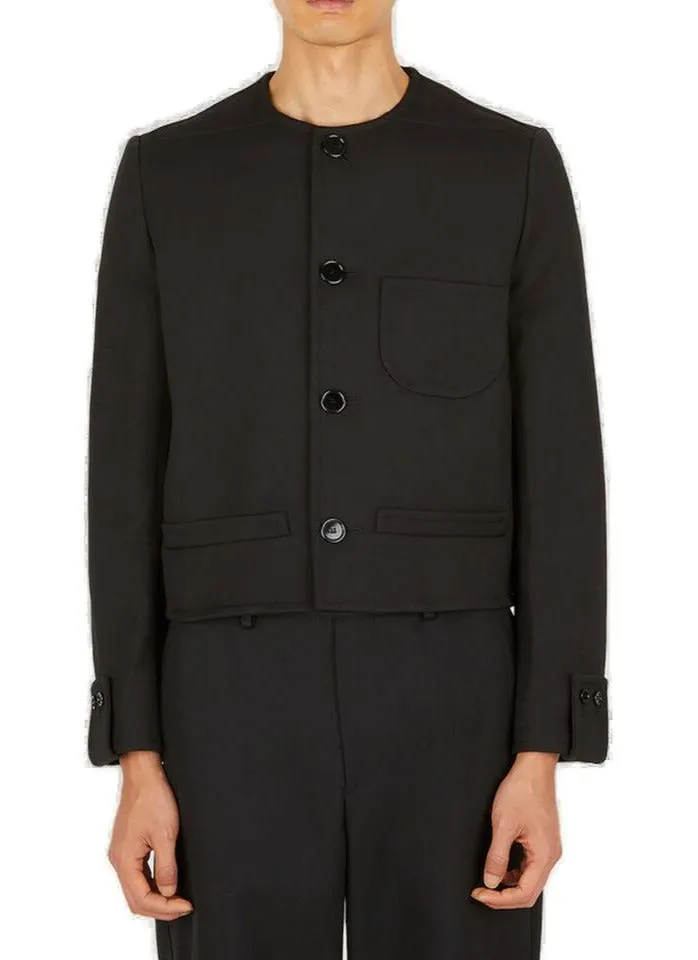 Courrèges Collarless Heritage Jacket