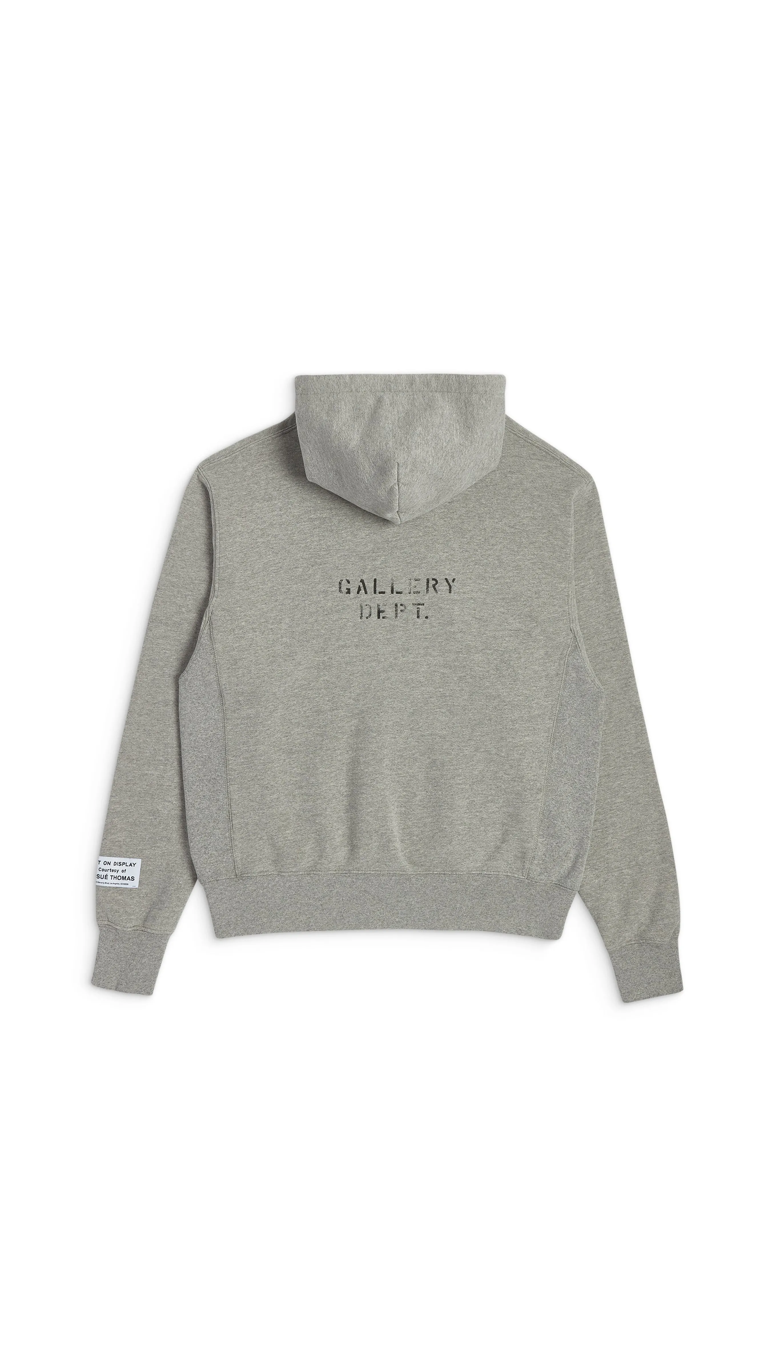 Dept Logo Hoodie - Heather Grey