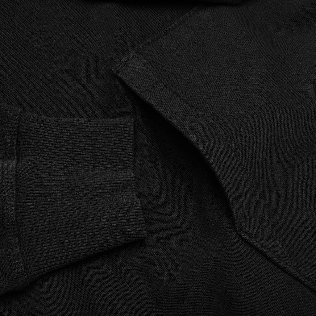 Dice Pigment Dyed Hoodie - Black