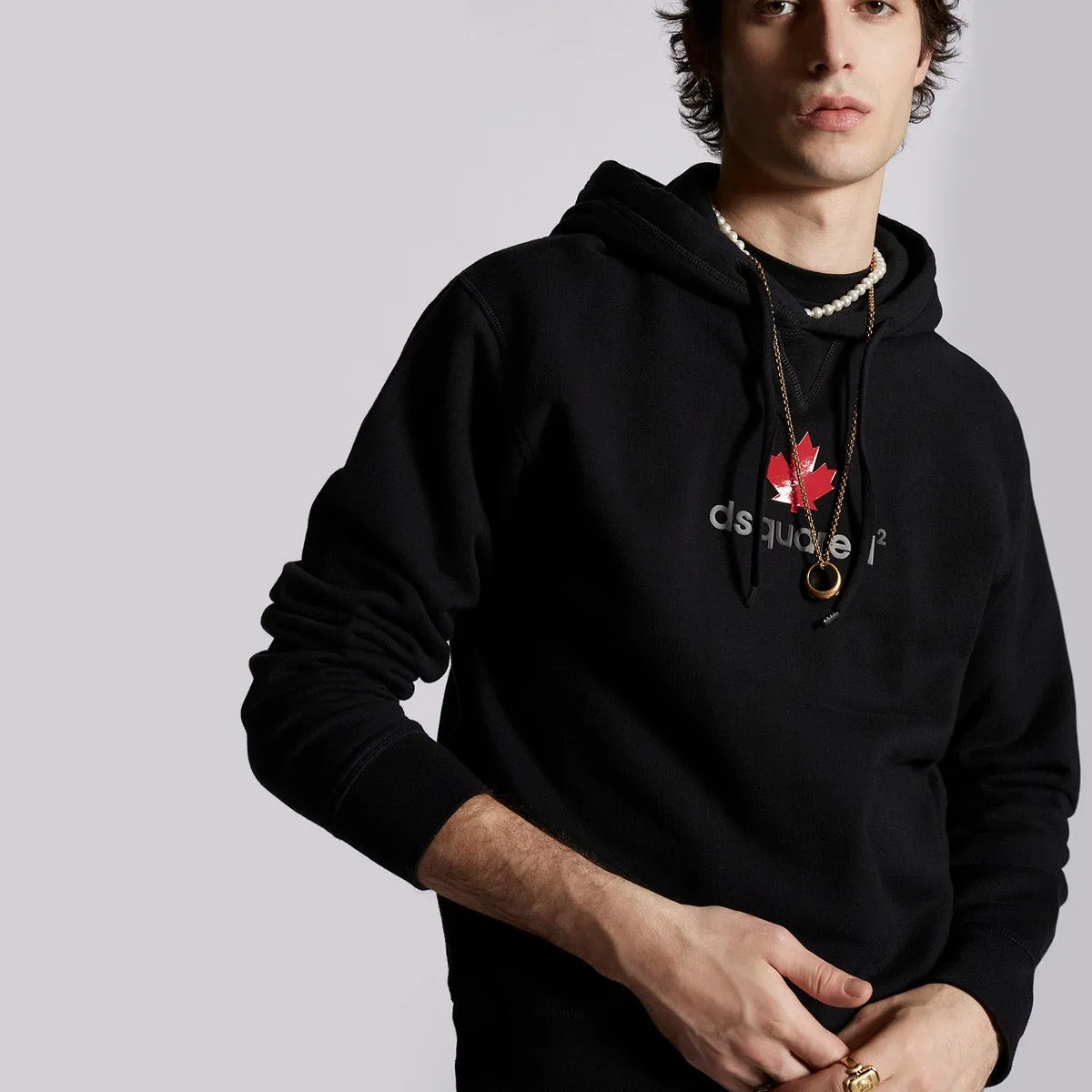 DSQUARED2 - D2Leaf Hoodie in Black