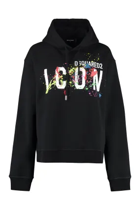 Dsquared2 Icon-Logo Print Hoodie