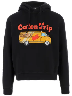 Dsquared2 Van-Printed Drawstring Hoodie