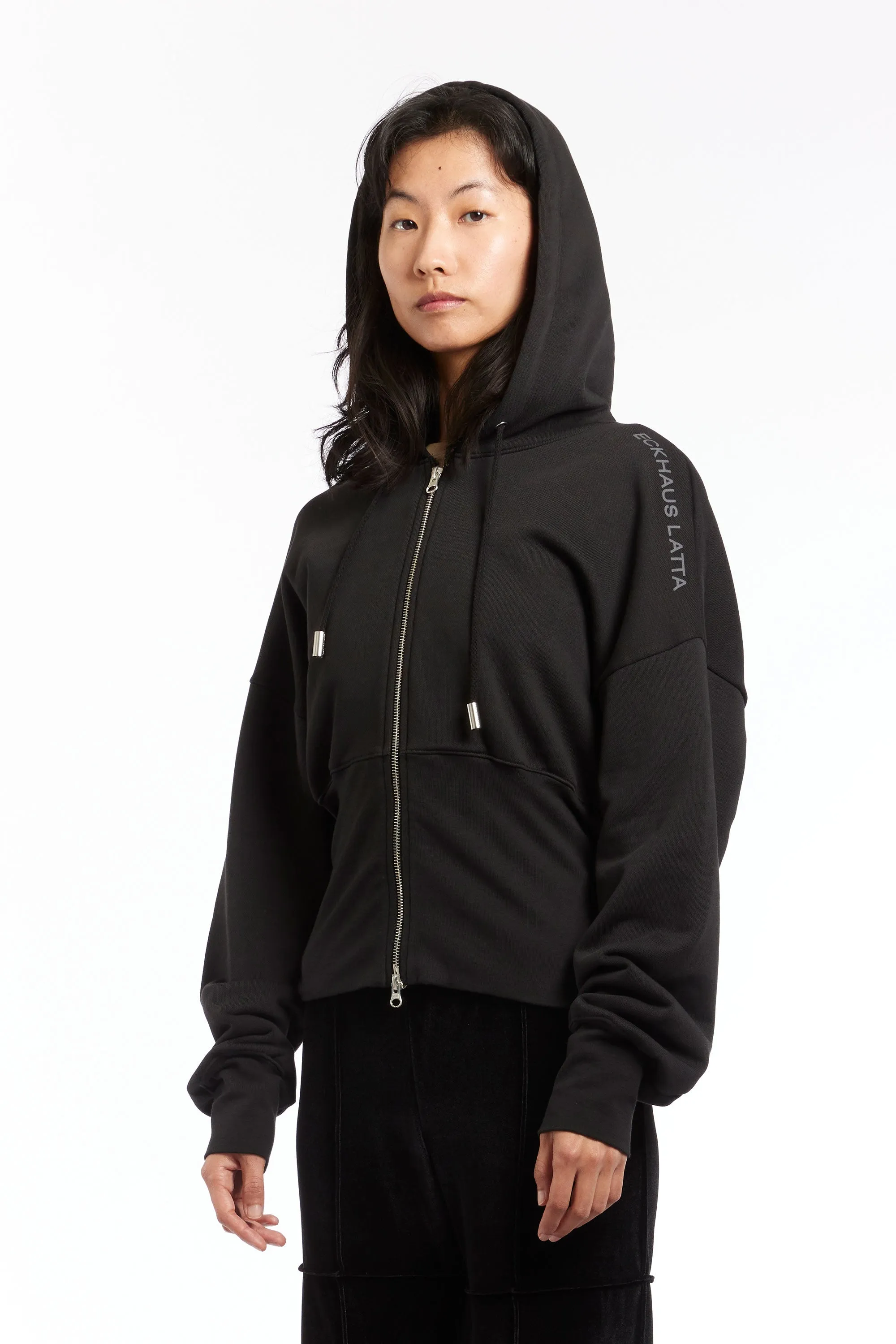 ECKHAUS LATTA - SNATCHED HOODIE BLACK