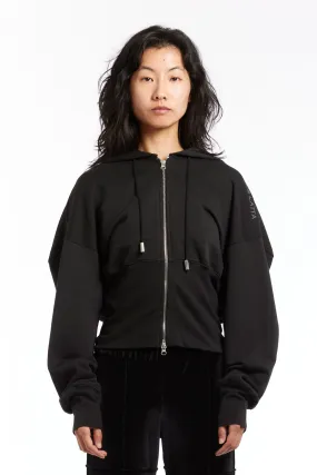 ECKHAUS LATTA - SNATCHED HOODIE BLACK