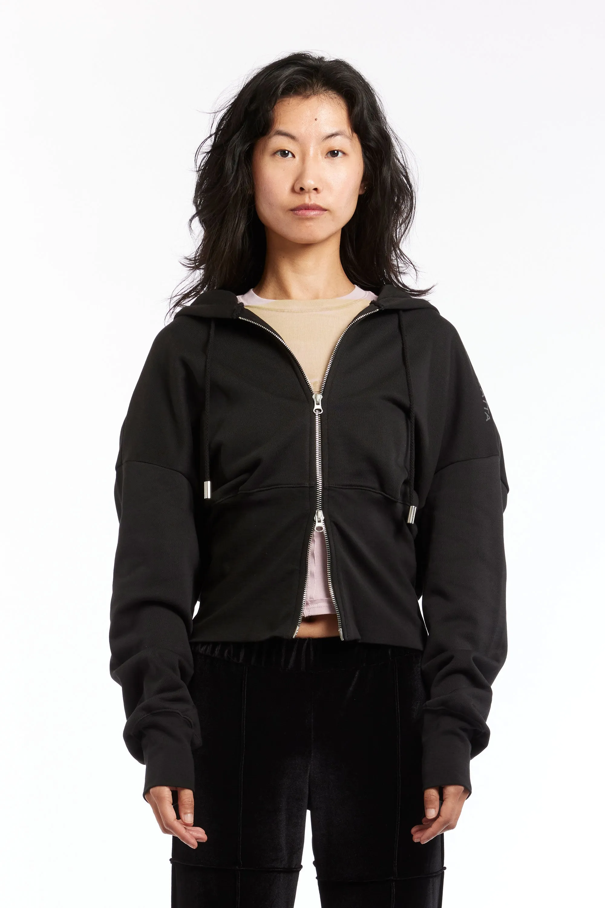 ECKHAUS LATTA - SNATCHED HOODIE BLACK