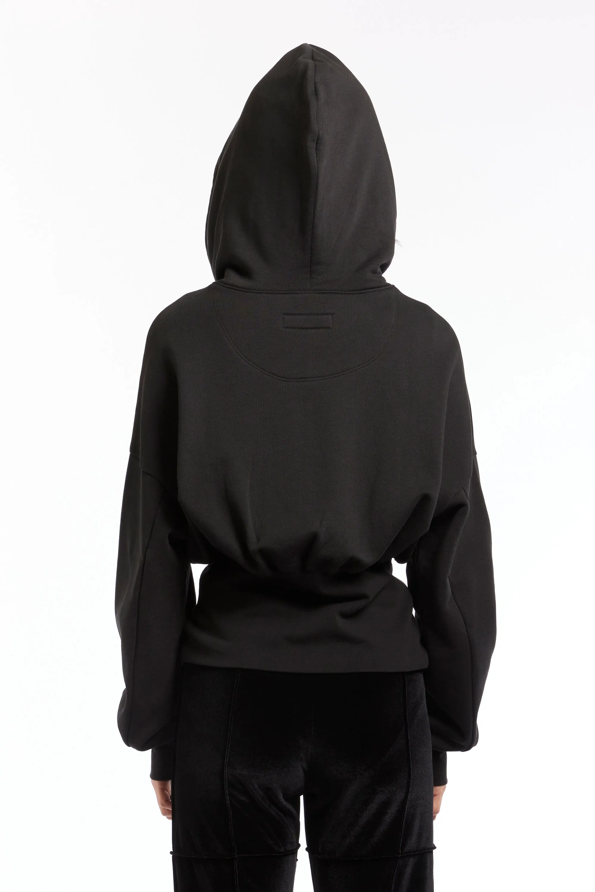 ECKHAUS LATTA - SNATCHED HOODIE BLACK